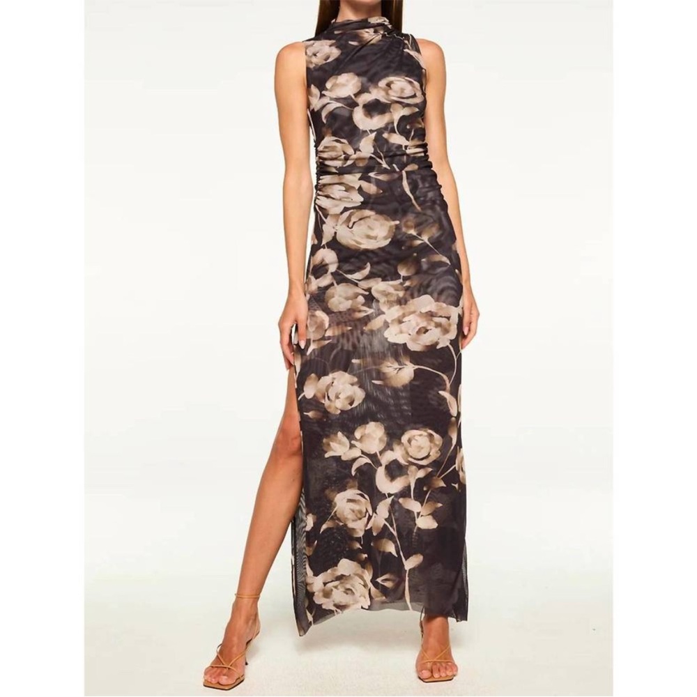 Misa Floral Sleeveless Maxi Dress